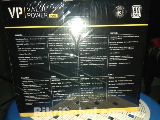 Antec VP PLUS 550w New Power supply